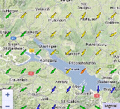 Test und Bewertung geeigneter Bodensee-Wettervorhersagen